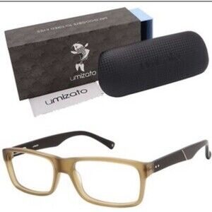 Umizato Blue Light Computer Glasses Unisex Volos Acetate Java 55-17-140 NIB